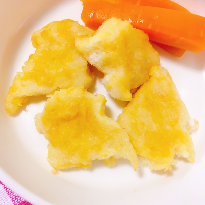 かみかみ期の離乳食 卵なし コーンフレンチトースト レシピ 作り方 By Non Mom 楽天レシピ かみかみ期の離乳食 卵なし コーンフレンチトースト レシピ 作り方 By Non Mom 楽天レシピ